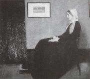 James Mcneill Whistler Arrangement in Grau  und Schwarz oil on canvas